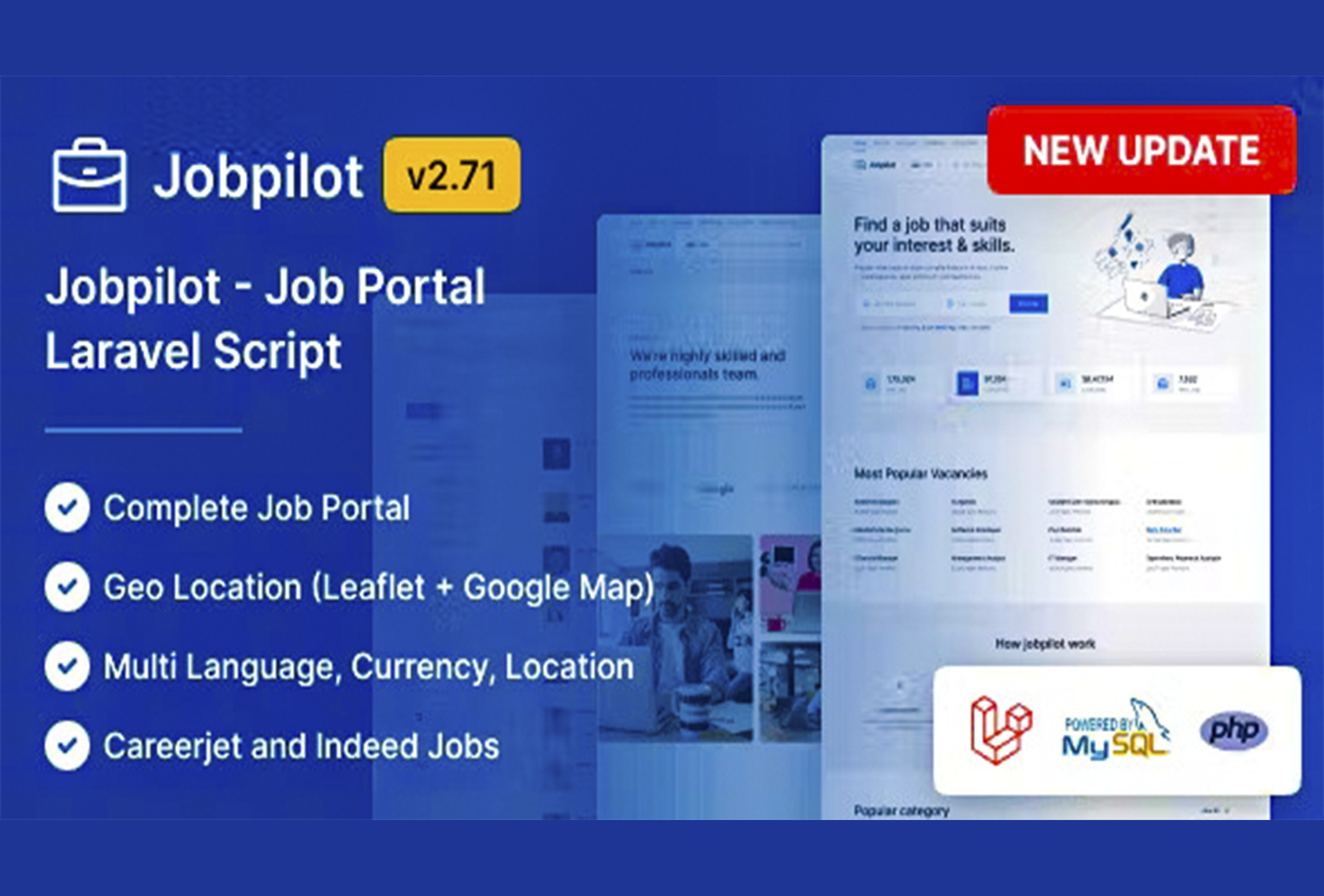 Jobpilot - Job Portal Laravel Script