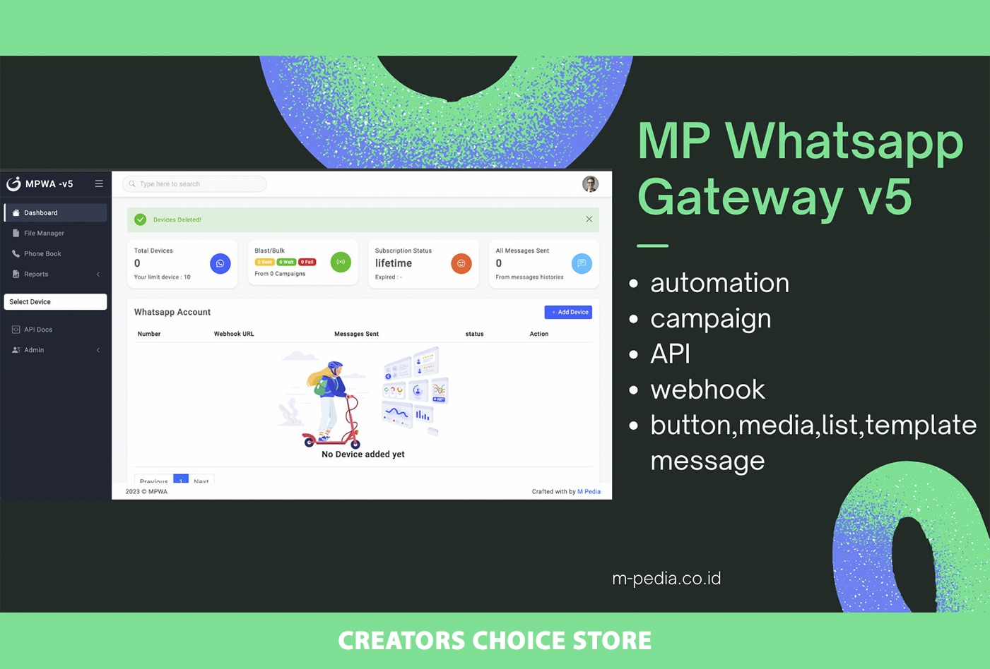 Whatsapp Gateway | Multi Device | mpedia