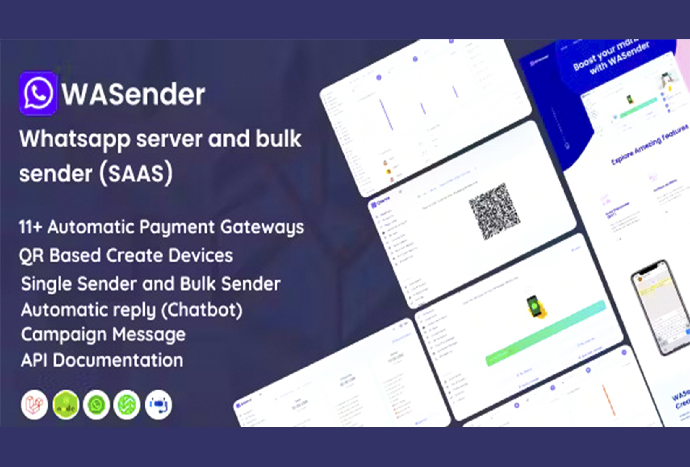 WASender - Whatsapp Server and Bulk Sender SAAS