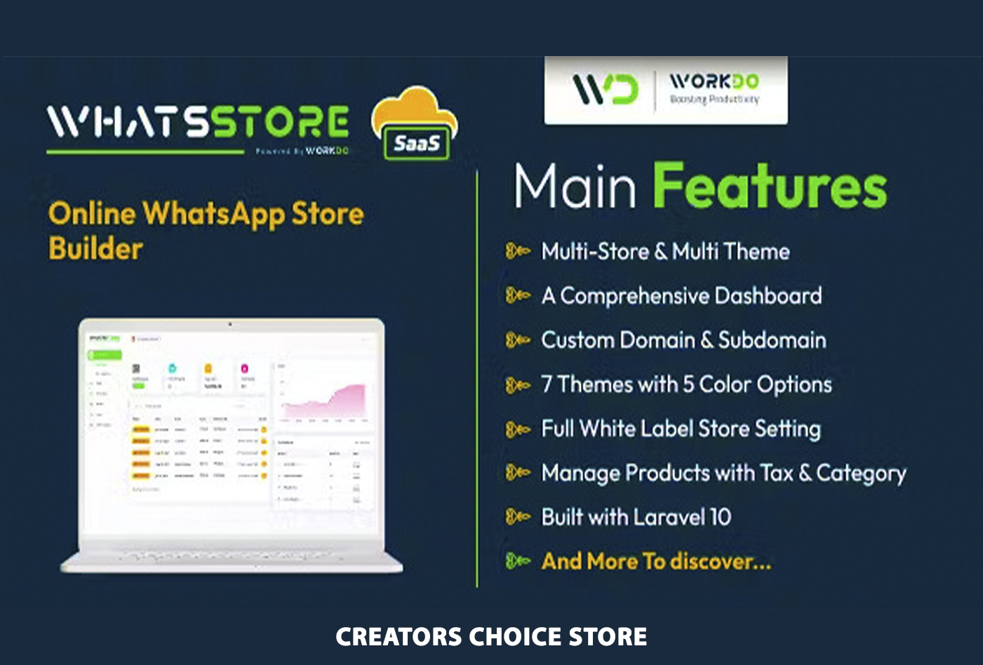 WhatsStore SaaS - Online WhatsApp Store Builder