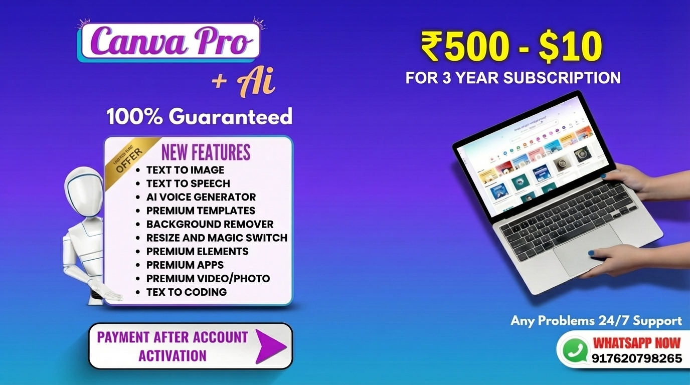 Canva Pro - 3 Year Premium Subscription